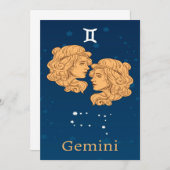 Gemini-Leinwand | Perfekte Geschenke & Dekoratione Ankündigung (Vorne/Hinten)