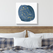 Gemini Leinwanddruck (Insitu (Schlafzimmer))