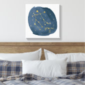 Gemini Leinwanddruck (Insitu (Schlafzimmer))