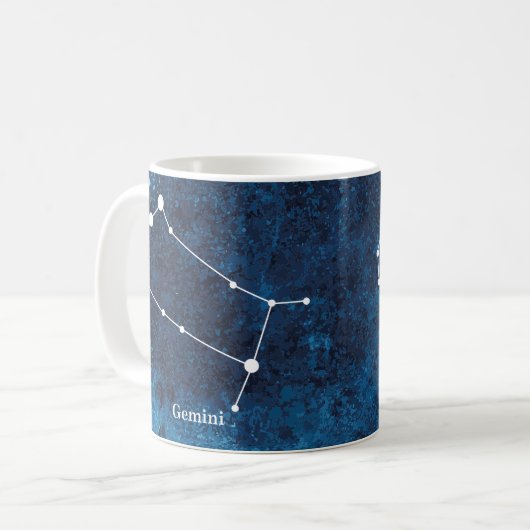Gemini/leth-aon (schottisch-gälisch) kaffeetasse (Vorderseite Links)