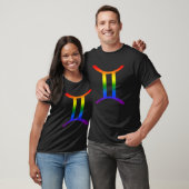 Gemini Lgbt Zodiac Sign LGBT Rainbow Pride Gay 1 T-Shirt (Unisex)