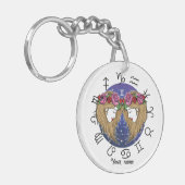 Gemini & Libra Acrylic Keychain Schlüsselanhänger (Vorderseite links)