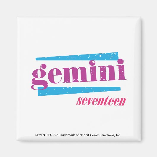 Gemini Lila Magnet (Vorne)