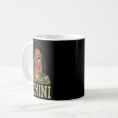 Gemini Loc'd Hair Sy Black Woman Camo Melanin Girl Kaffeetasse (Vorderseite Links)