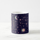 Gemini lustige Ernährungsfakte zodiakische Konstel Kaffeetasse (Mittel)