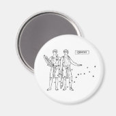 Gemini Magnet (Vorderseite/Rückseite)
