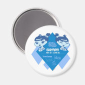 Gemini Magnet (Vorderseite/Rückseite)