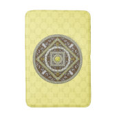 Gemini Mandala Bath Mat Badematte (Vorderseite Vertikal)