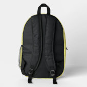 Gemini Mandala Bedruckter Rucksack (Rückseite)