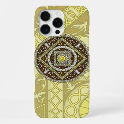 Gemini Mandala Case-Mate Handyhülle iPhone Hülle (Rückseite)