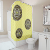 Gemini Mandala Duschvorhang (Beispiel)