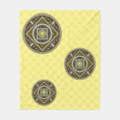 Gemini-Mandala-Fleece-Decke Fleecedecke (Vorderseite)