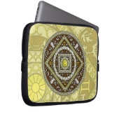 Gemini Mandala Laptop Case (Vorne Rechts)