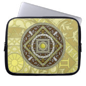 Gemini Mandala Laptop Case (Vorderseite)