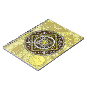 Gemini Mandala Notebook Notizblock