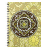 Gemini Mandala Notebook Notizblock (Vorderseite)