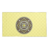 Gemini Mandala Pillowcase Kissenbezug (Rückseite)