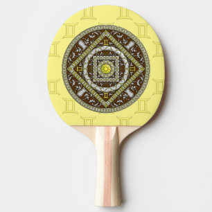 Gemini-Mandala-Ping-Pong-Schläger Tischtennis Schläger