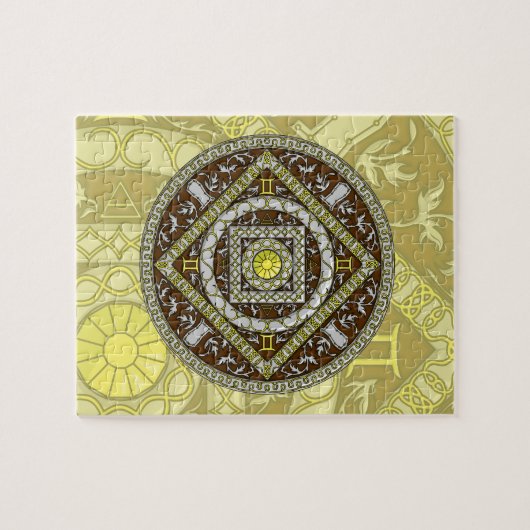 Gemini Mandala Puzzle (Horizontal)