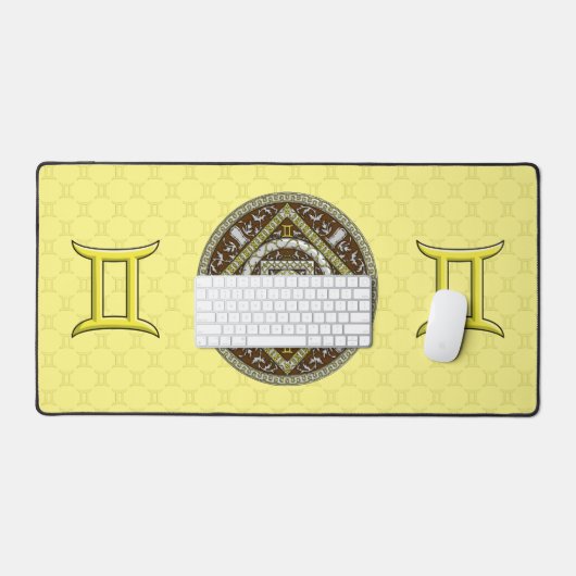 Gemini Mandala Schreibtischunterlage (Tastatur & Maus)