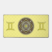 Gemini Mandala Schreibtischunterlage (Vorderseite)