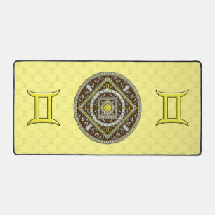 Gemini Mandala Schreibtischunterlage