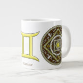 Gemini Mandala Spezialität Tasse (Vorderseite Rechts)