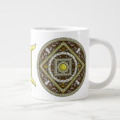 Gemini Mandala Spezialität Tasse (Rechts)