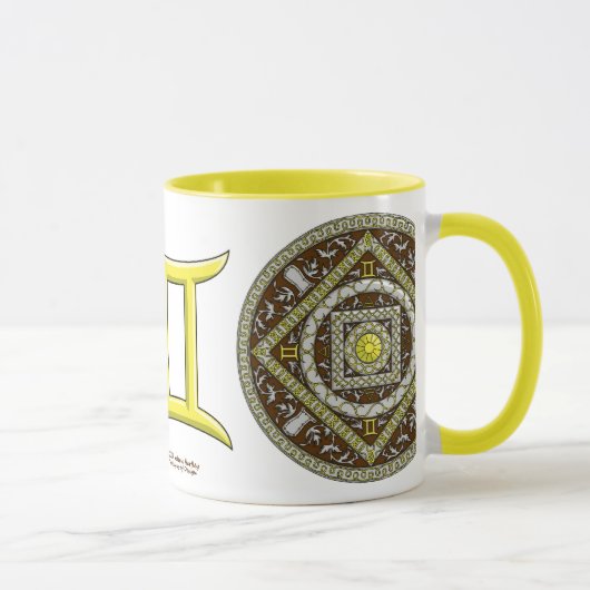Gemini Mandala Tasse (Rechts)