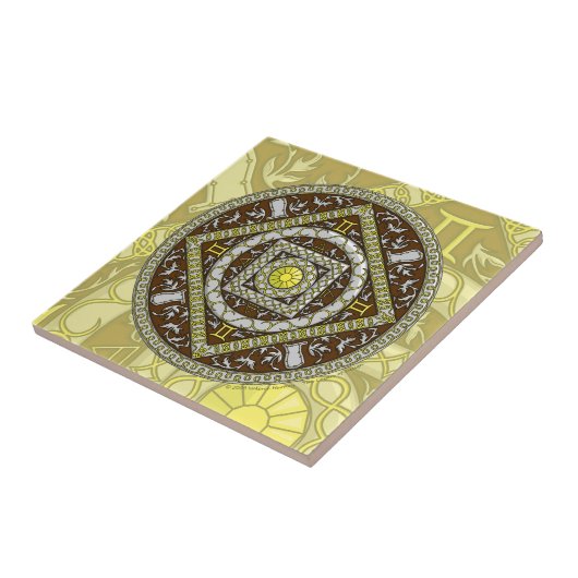 Gemini Mandala Tile Fliese (Seite)