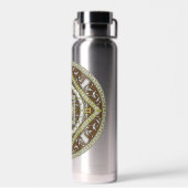 Gemini Mandala Trinkflasche (Rückseite)