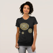 Gemini Mandala Women's Dark Shirt (Vorne ganz)