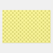 Gemini Mandala Wrapping Paper Set Geschenkpapier Set (Vorderseite 2)