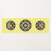 Gemini Mandala Yoga Mat Yogamatte (Vorderseite (Horizontal))