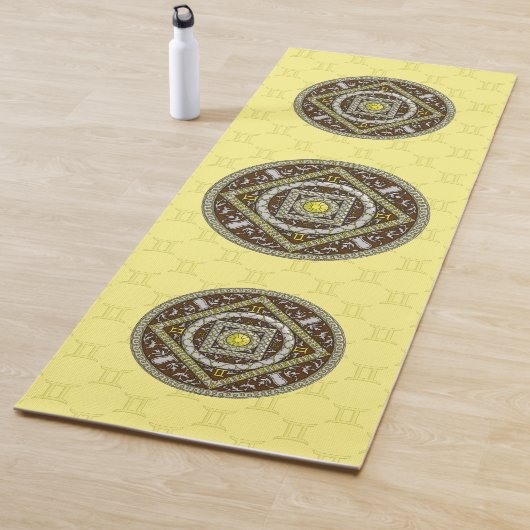 Gemini Mandala Yoga Mat Yogamatte (Beispiel)