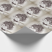 Gemini Masked Lady Zodiac Geschenkpapier (Ecke)