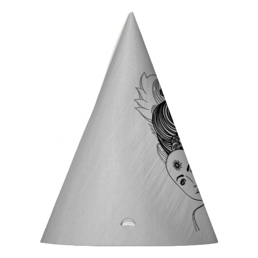 Gemini Masked Lady Zodiac Partyhütchen (Links)