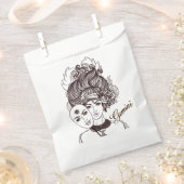 Gemini Masked Lady Zodiac Rustic Geschenktütchen (Ausgeschnitten)