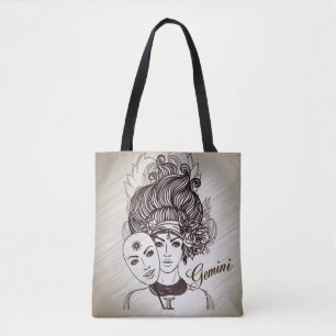 Gemini Masked Lady Zodiac Tasche