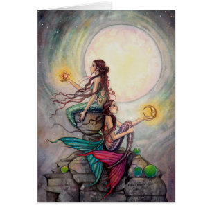 Gemini Meerjungfrauen Fantasy Art