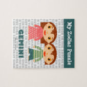 Gemini, mein Zodiapuzzle Puzzle (Horizontal)