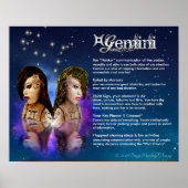 Gemini-Merkmale Poster (Vorne)