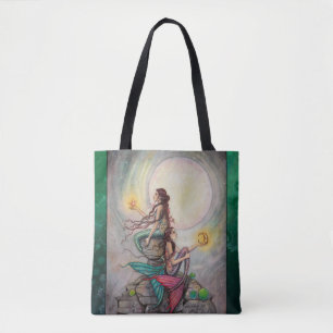 Gemini Mermaids Fantasy Art von Molly Harrison Tasche