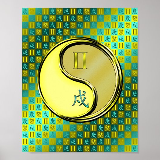 Gemini & Metal Dog Poster (Vorne)