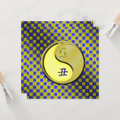 Gemini & Metal Ox Karte (Vorderseite/Rückseite Beispiel)