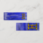 GEMINI MINI VISITENKARTE (Vorne/Hinten)