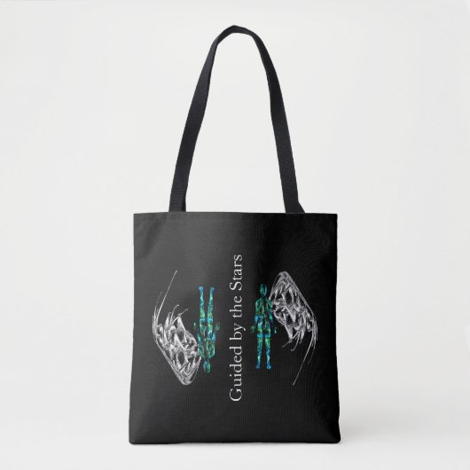 Gemini - Minimalistischer Zodiac-Tote Bag Tasche (Vorderseite)