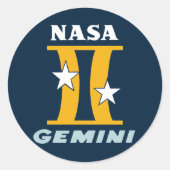 Gemini Mission Sticker (Vorderseite)