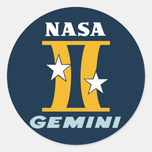 Gemini Mission Sticker (Vorderseite)