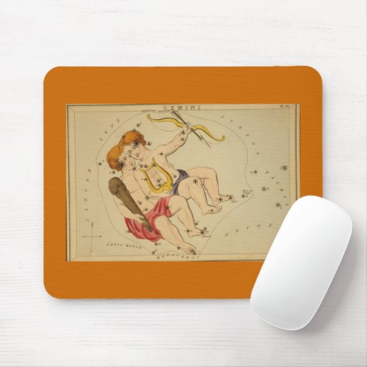 Gemini Mouse Pad Mousepad (Mit Mouse)